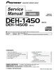 Thumbnail Pioneer DEH-1450 Service Manual