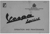 Thumbnail Douglas Vespa Sprint Operation and Maintenance Manual