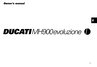 Thumbnail Ducati MH900 evoluzione Owners Manual