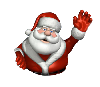 A Santa Claus overlay png.