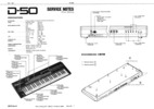 Thumbnail Roland d50 d-50 d 50 synthesizer complete service manual