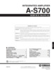 Thumbnail Yamaha a-s700 as700 as-700 complete service manual