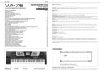 Thumbnail Roland va76 va-76 complete service manual keyboard