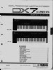Thumbnail Yamaha dx7 dx-7 2fd iifd ii-fd II-fd complete service manual