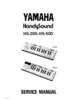 Thumbnail Yamaha hs200 hs500 hs-200 hs-500 complete service manual