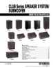 Thumbnail Yamaha club series speaker system service manual  c cw cm