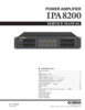Thumbnail Yamaha ipa8200 ipa ipa-8200 complete service manual