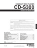 Thumbnail Yamaha cd-s300 cds300 cd s300 complete service manual