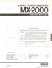 Thumbnail Yamaha mx2000 mx-2000 power amplifier service manual full