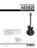 Thumbnail Yamaha aes820 aes-820 aes guitar Full Service Manual