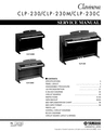 Thumbnail Yamaha clp230 clp-230 complete service manual