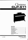 Thumbnail Yamaha clp611 clp-611 complete service manual
