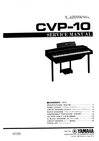 Thumbnail Yamaha cvp10 cvp-10 complete service manual