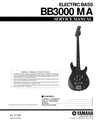 Thumbnail Yamaha bb3000ma bb-3000 bb3000 ma service manual