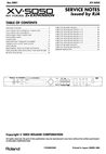 Thumbnail Roland XV5050 xv-5050 5050 complete service manual