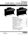 Thumbnail Yamaha cvp503 cvp-503 cvp 503 complete service manual