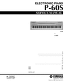Thumbnail JAPAN Yamaha p60s p-60 p-60-s p60 service manual JAPAN ONLY