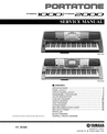 Thumbnail Yamaha psr1000 psr-1000 psr-2000 psr2000 service manual