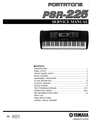 Thumbnail Yamaha psr-225 psr225 psr 225 complete service manual