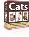 Cats Printable Coloring Pages & Crafts!