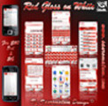 Thumbnail Symbian S60 Theme: Red Gloss on White