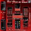 Thumbnail Symbian Theme: Red Gloss on Black