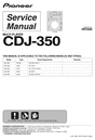 Thumbnail Pioneer CDJ-350 Service Manual