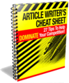 Thumbnail Article Writers Cheat Sheet Thumbnail Article Writers Cheat Sheet