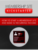 Thumbnail Membership Site Kickstarter (MRR)