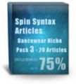 Thumbnail Spin Syntax Articles 75 Unique - Dancewear Niche - Pack 3