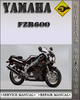 Thumbnail 1998 Yamaha FZR600 Factory Service Repair Manual