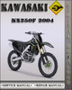 Thumbnail 2004 Kawasaki KX250F Factory Service Repair Manual