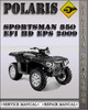 Thumbnail 2009 Polaris Sportsman 850 EFI Hd Eps Factory Service Repair Manual