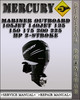 Thumbnail 1992-2000 Mercury Mariner Outboard 105jet 140jet 135 150 175 200 225 Hp 2-stroke Factory Service Repair Manual 1993 1994 1995 1996 1997 1998 1999