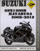 Thumbnail 2008-2012 Suzuki GSX1300R Hayabusa Factory Service Repair Manual 2009 2010 2011