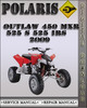 Thumbnail 2009 Polaris Outlaw 450 MXR 525 S 525 IRS Factory Service Repair Manual