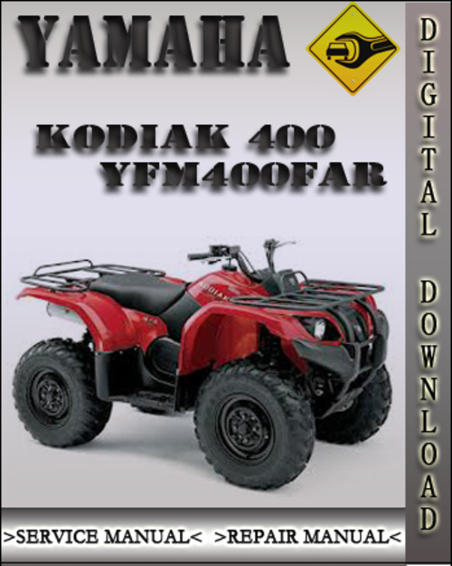 2003 Yamaha Kodiak 400 YFM400FAR Factory Service Repair Manual Tradebit
