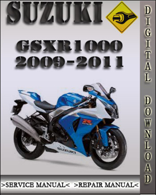 2009-2011 Suzuki GSXR1000 Factory Service Repair Manual 2010 - Tradebit