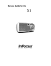 Thumbnail Infocus X1 projector Service Manual Thumbnail Infocus X1 projector Service Manual