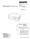 Thumbnail Sanyo PLV-Z3 Service Manual Thumbnail Sanyo PLV-Z3 Service Manual