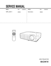 Thumbnail Sony VPL-CX11 Service Manual