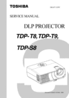 Thumbnail Toshiba TDP-S8 TDP-T8 TDP-T9 Service Manual