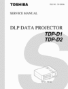 Thumbnail Toshiba TDP-D1 / TDP-D2 Service Manual