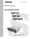 Thumbnail Toshiba TDP-S3 / TDP-T3 / TDP-MT5 Service Manual