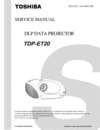 Thumbnail Toshiba TDP-ET10 / TDP-ET20 Service Manual