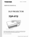 Thumbnail Toshiba TDP-P75 Service Manual