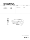 Thumbnail Sony VPL-CX10 / VPL-CS10 Service Manual