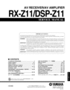Thumbnail Yamaha DSP-Z11 Service Manual
