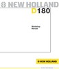 Thumbnail NEW HOLLAND D180 DOZER SCHEMATIC SERVICE MANUAL Thumbnail NEW HOLLAND D180 DOZER SCHEMATIC SERVICE MANUAL