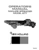 Thumbnail NEW HOLLAND 677 MANURE SPREADER OPERATORS MANUAL